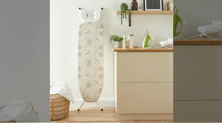 Ironing Board with Laundry Rules Print
