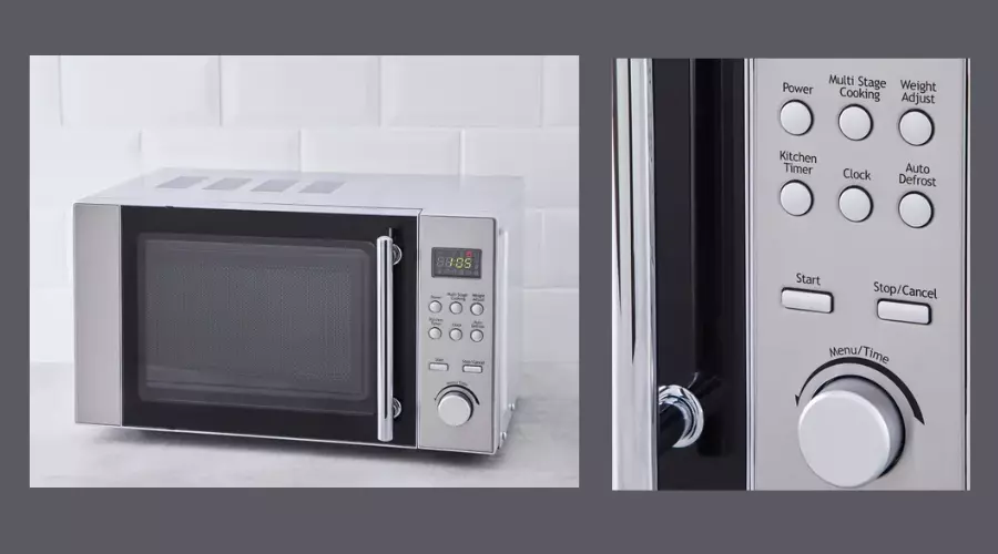 Dunelm 20L 700W Stainless Steel Microwave