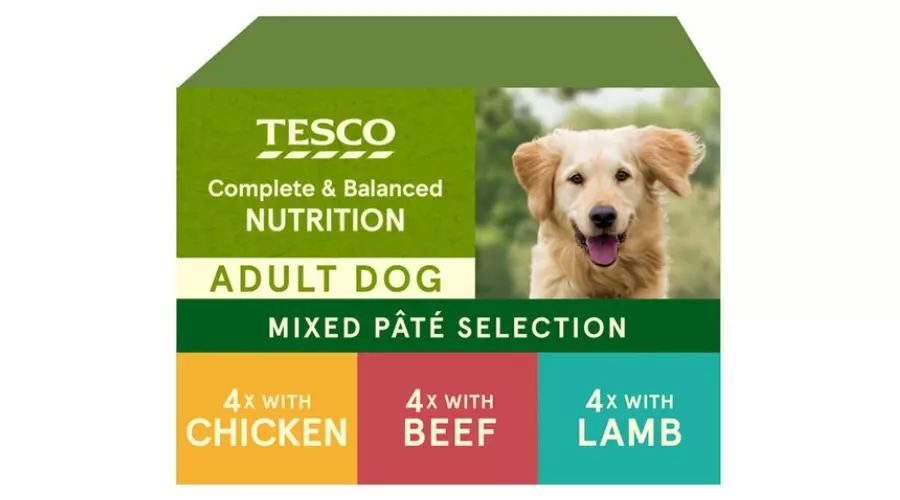 Adult Dog Food Pate Selection Chicken, Beef & Lamb