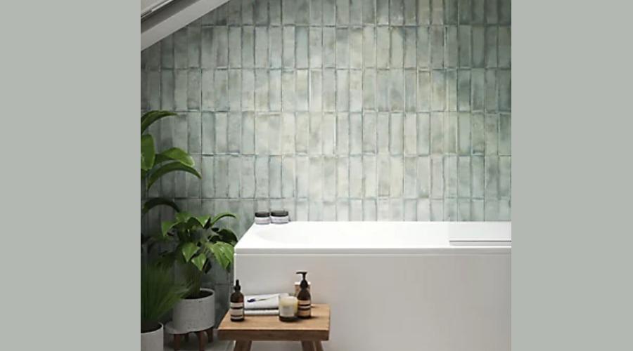 Maya Green Gloss Ceramic Wall Tile