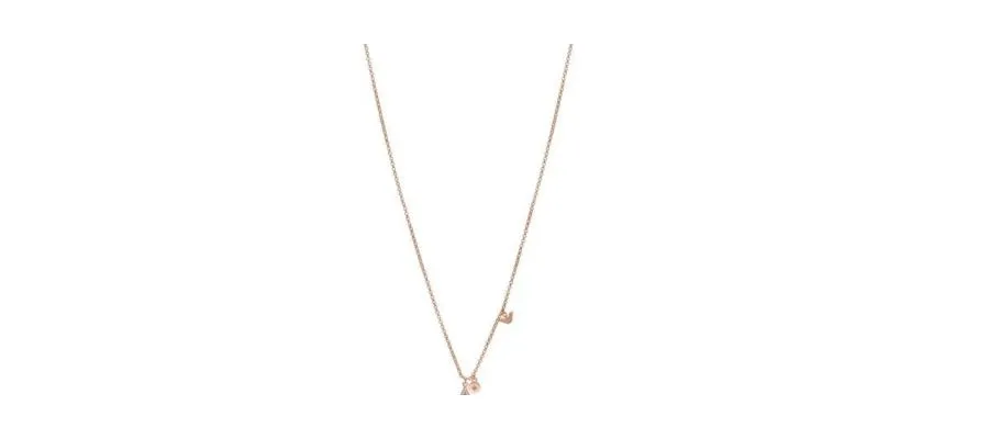 Womens Rose Gold Tone Necklaces