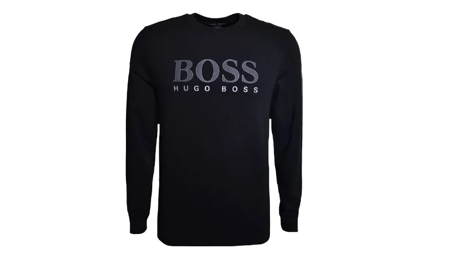 Hugo Boss Branded Men’s Sweatshirt Black Signed