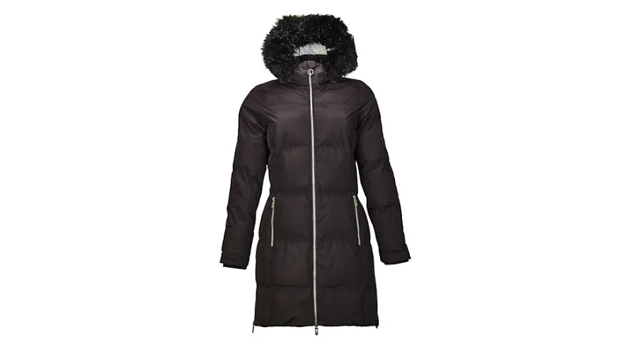 Stoy quilted parka WMN quilted PRK A parkas aubergine