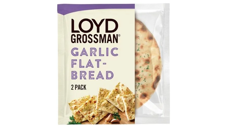 Loyd Grossman garlic flatbread
