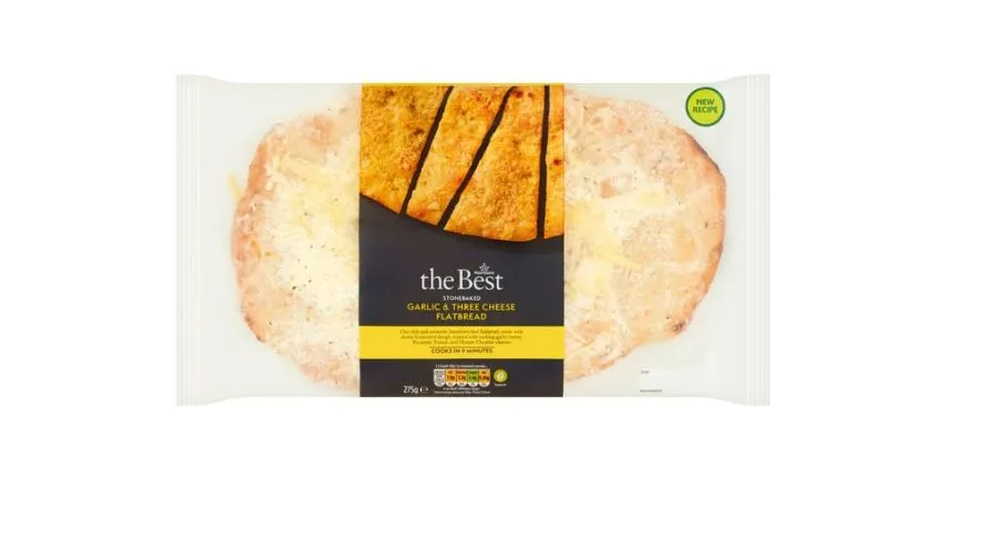 Morrisons: the best 3 cheese & garlic flatbreads