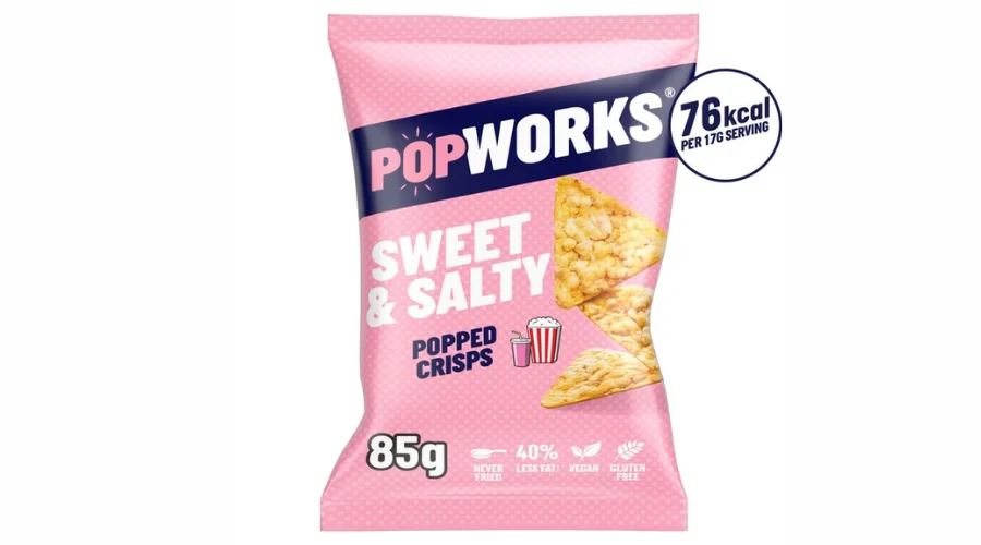 Popworks Sweet & Salty Sharing Popped Crisps 