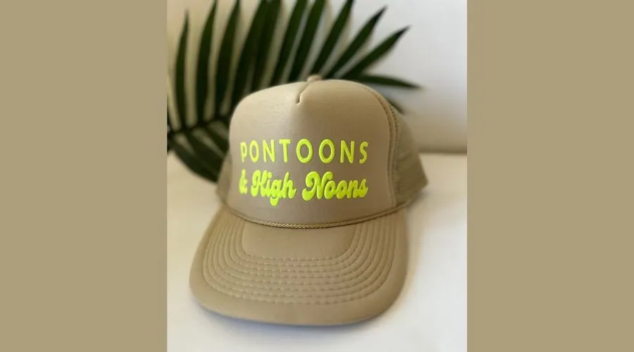 Pontoons and High Noons Trucker Hat