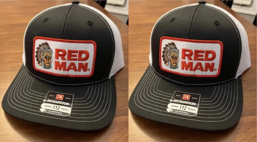Red Man Chewing Tobacco Trucker Hat Richardson 112 Cap Vintage Style