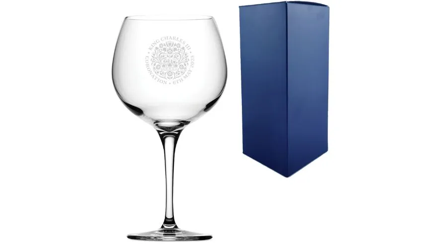 Coronation Emblem Gin Cocktail Glass