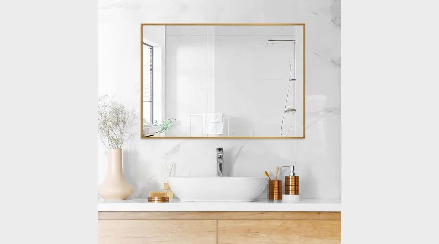 Aluminum Frame Bathroom Vanity Wall Mirror