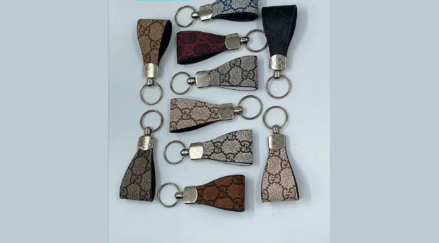 Leather Keychain is made of Crocodile Skin, Men’s Keychains