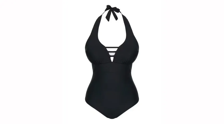 Non Wired Padded Halter Neck Swimsuit
