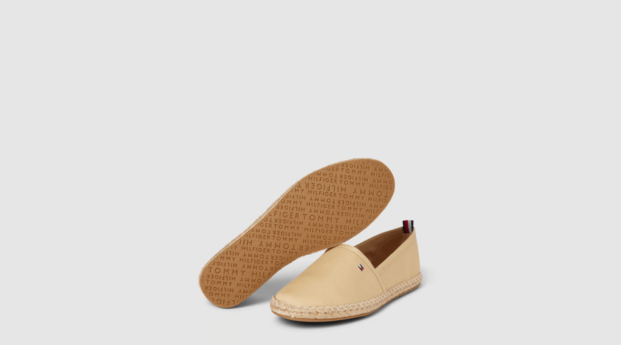 Tommy Hilfiger Espadrilles with embroidered logo Model ‘BASIC TOMMY’ - Beige