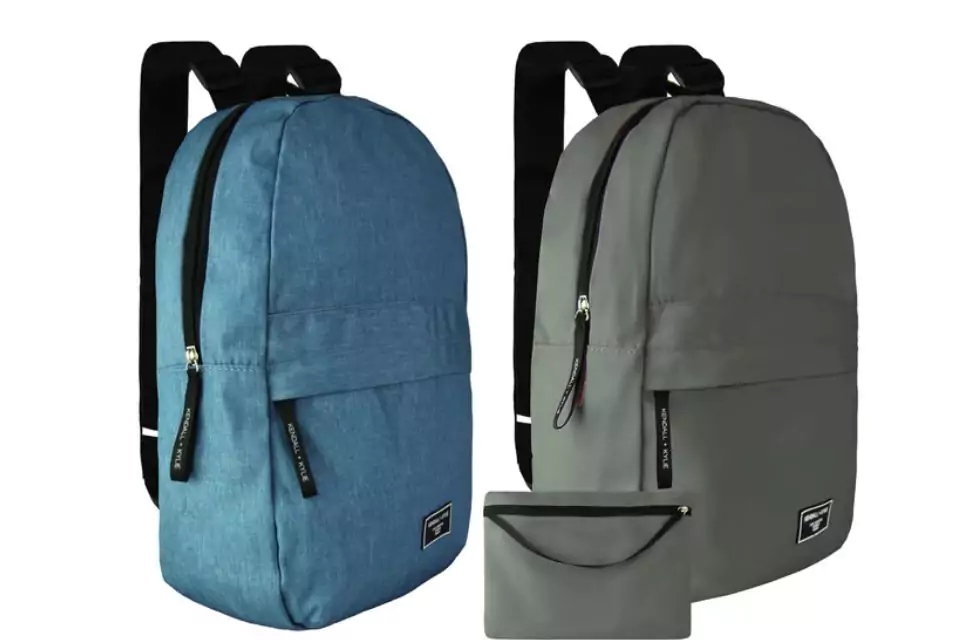 Kendall + Kylie 2-Pack Washable Blue/Grey Backpack