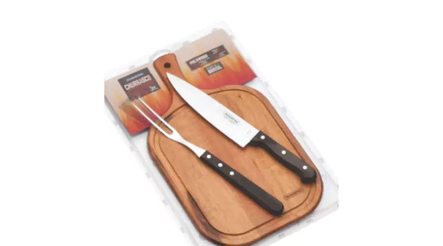 Tramontina 2 Pcs. Carving Set with Cutting Board