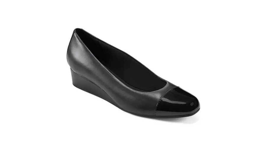 Gracey - Leather Court Shoe - D Fit