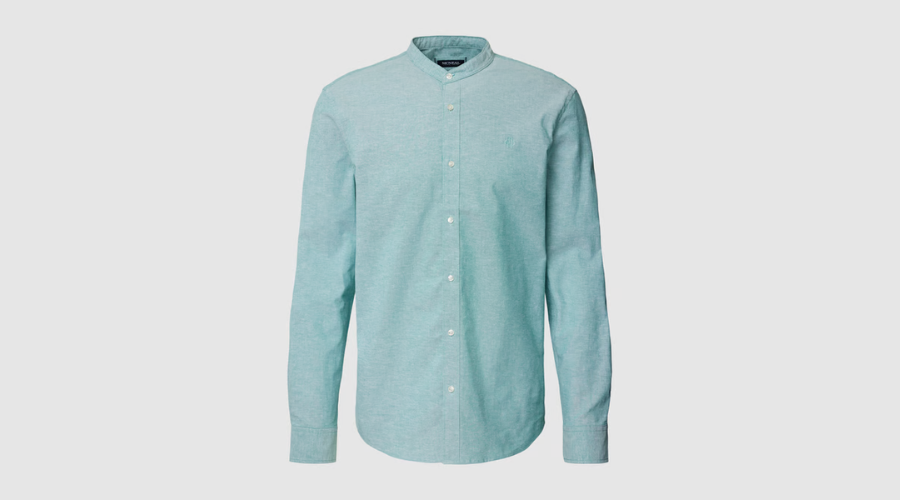 MC Neal Casual Shirt with embroidered Logo- Apple Green