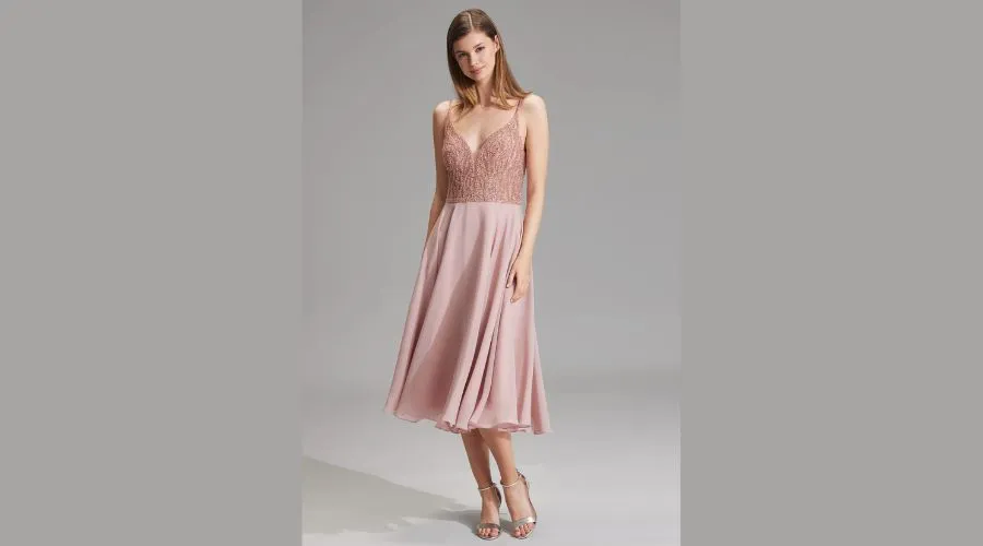 Swing Evening Dress - Cocktail Dress - light pink 