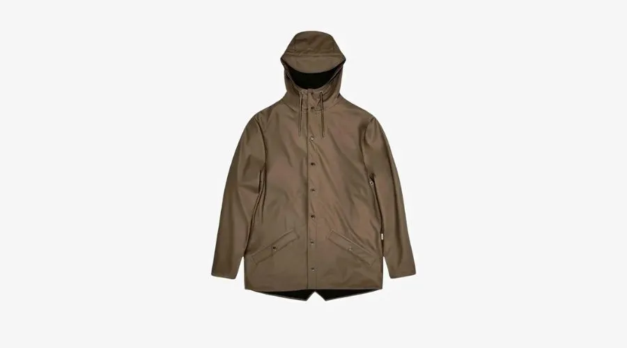 Rains Jacket Waterproof Jacket in Dark brown