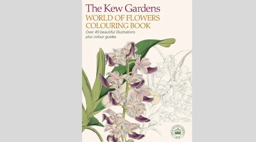 The World of Flowers Colouring Book by Kew Gardens