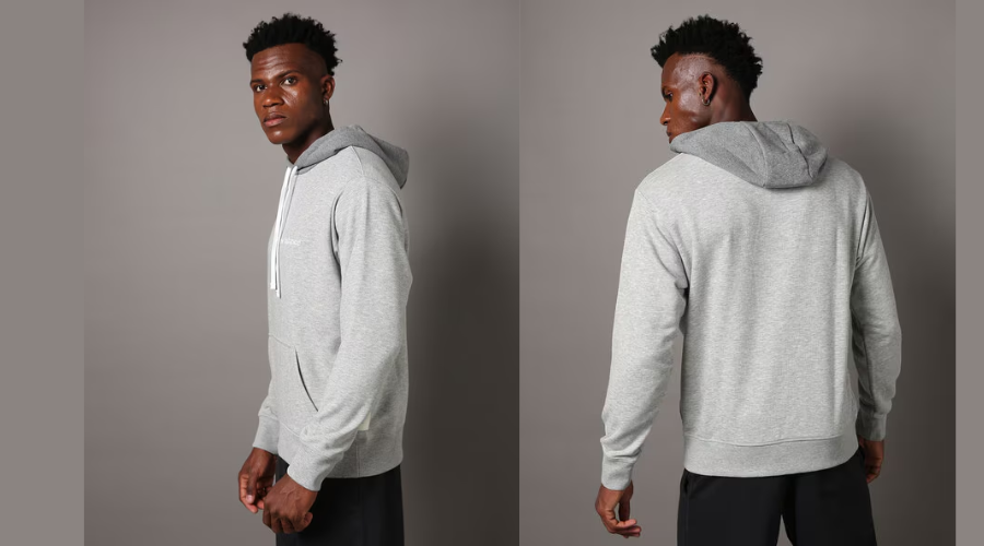 grey essentials hoodie | Frontceleb