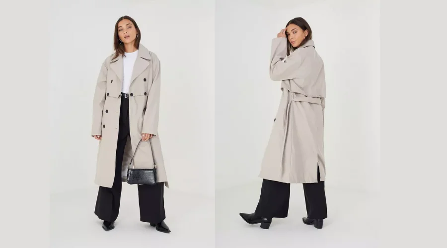 Brave Soul - Double-Breasted Detachable Trench Coat