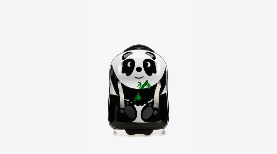 Children's ABS suitcase animal black and white