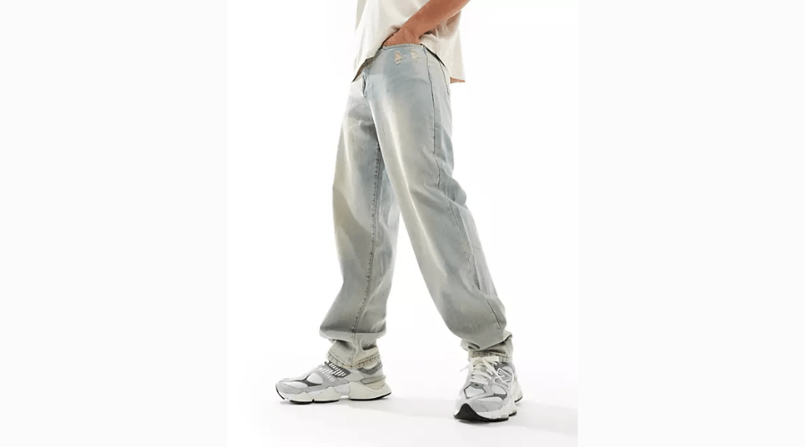 DTT rigid baggy fit jeans | Frontceleb