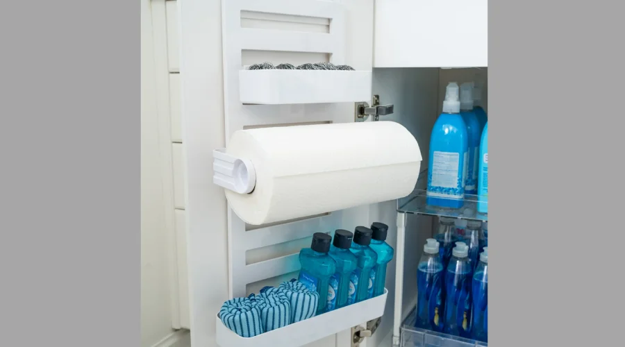 The Home Edit Under Cabinet 15-Piece customisable under sink organiser