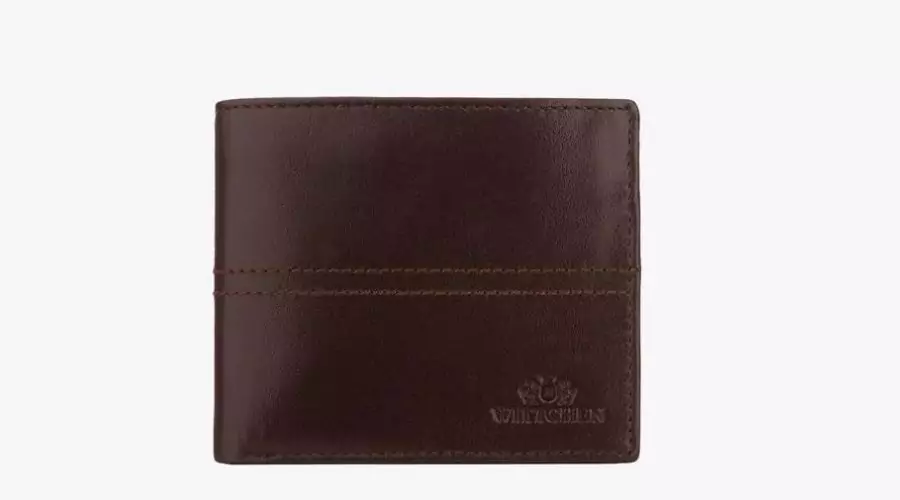 Men’s Leather Wallet with Stichting