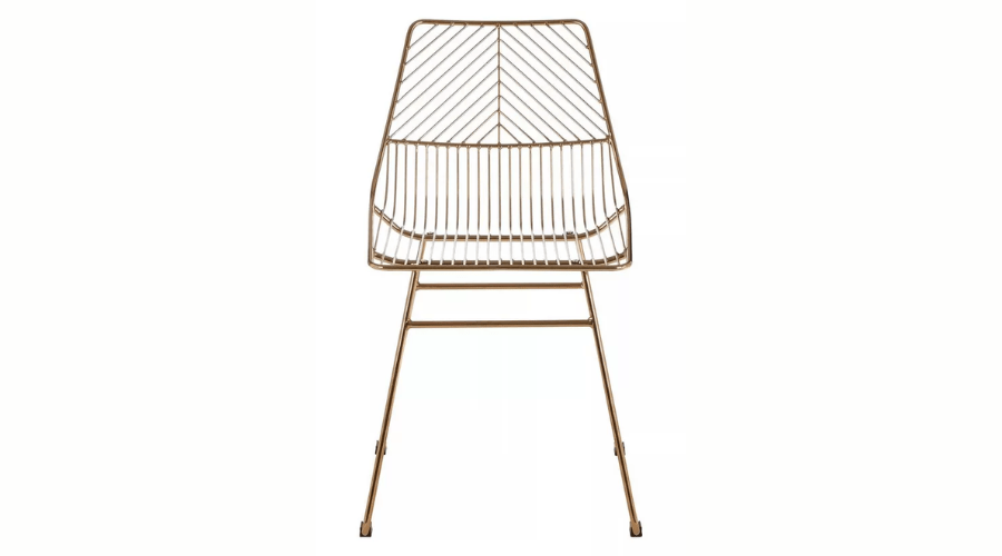 Comfortable Small Metal Wire Chair