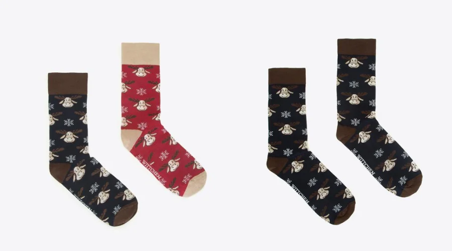 Men's Reindeer Socks