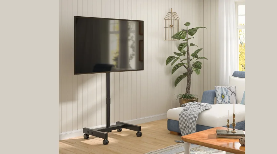 Modern Rolling TV Stand