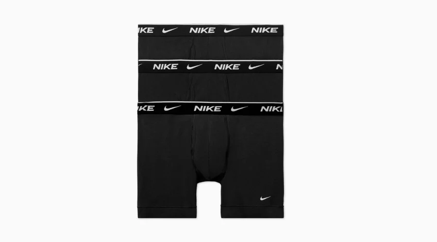 Nike – Black stretch cotton underpants in a pack of 3