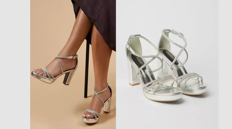Soraya Diamante Platform High Heel Sandals