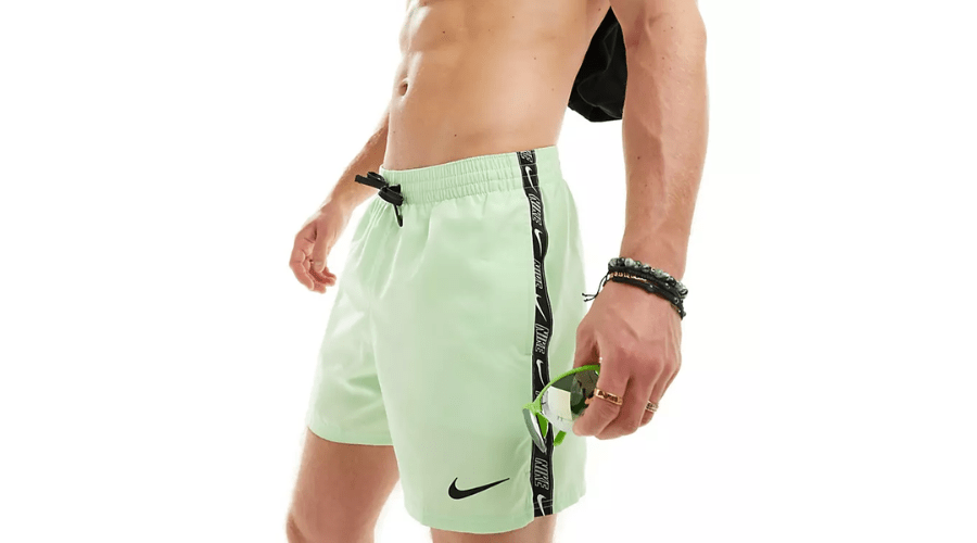 Swimming Volley Swim Shorts in Steam Green