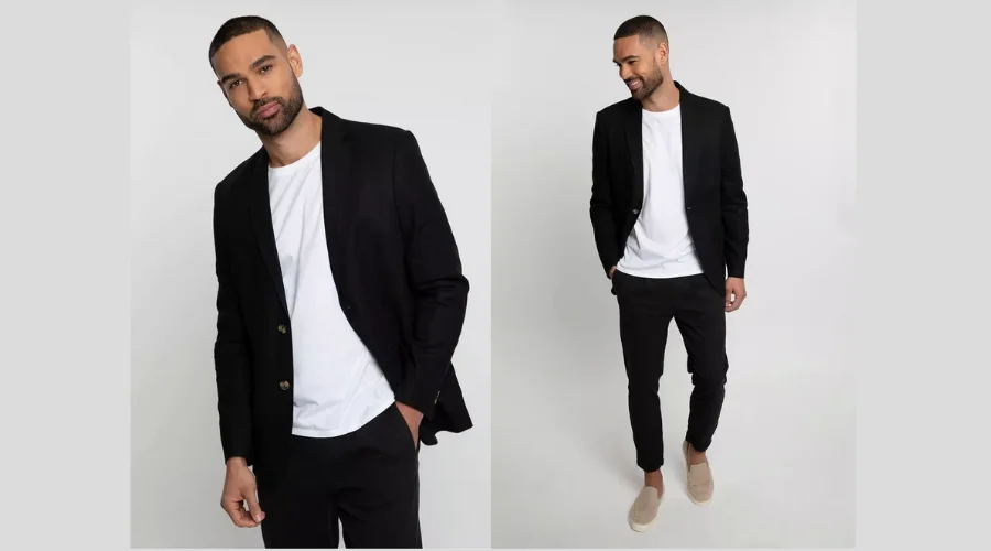 Threadbare Marmalade Luxe Linen Single-Breasted Blazer