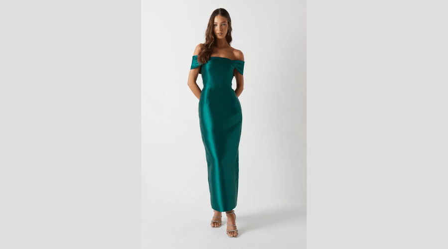 Twill Column Bridesmaids Dress