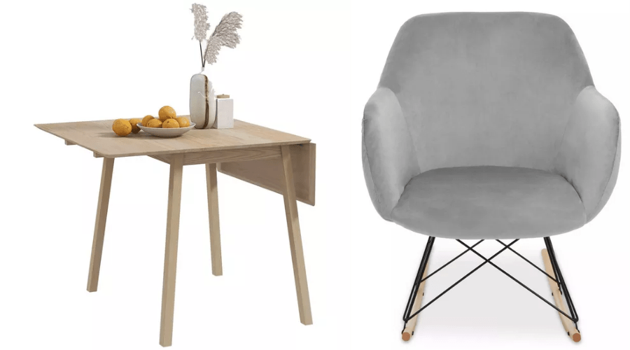 small tables and chairs