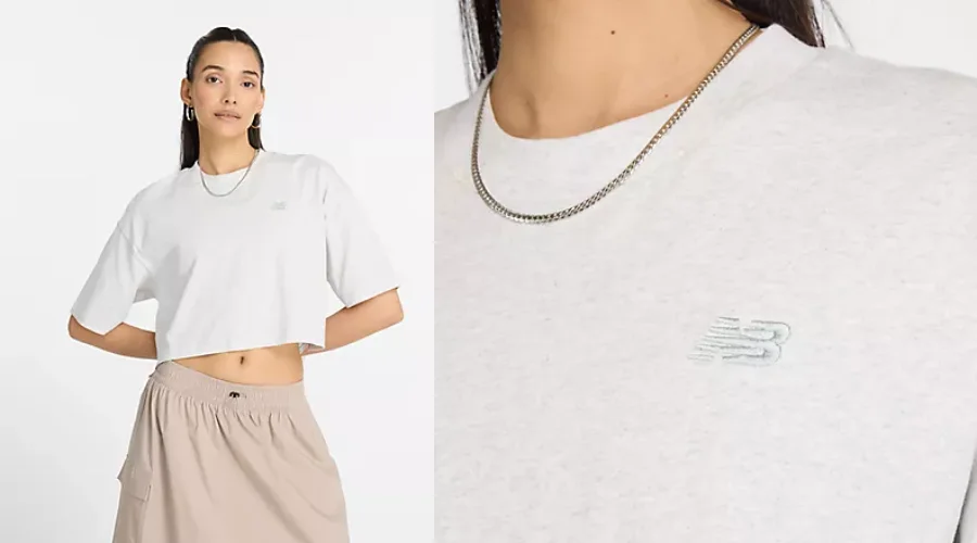 Logo Oversized Sleeve Women's White Shirt 