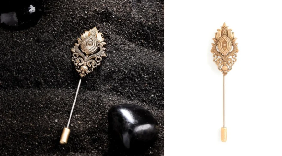 COSA NOSTRAA - Trayambakam Metallic Lapel Pin