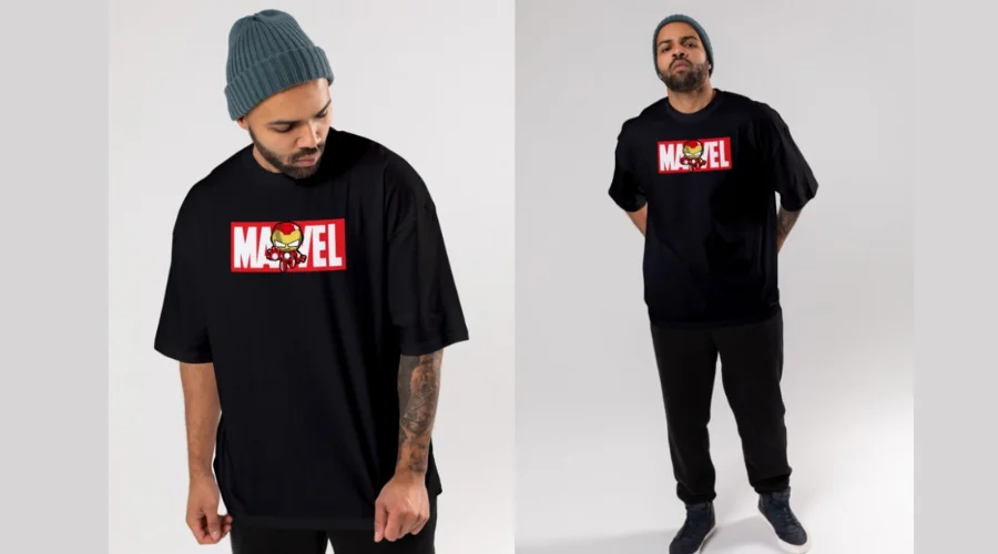 FLYIND VOGUE OUTFIT Men Marvel Oversized T-shirt