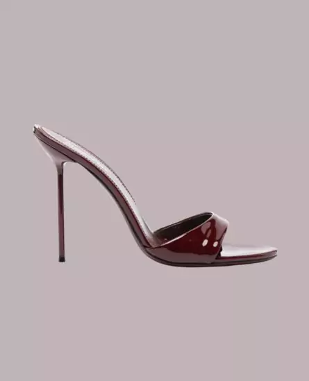Paris Texas Lidia 105mm Patent-Leather Mules
