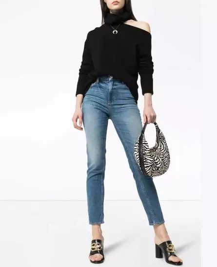PAIGE Raundi Cold-Shoulder Turtleneck Sweater