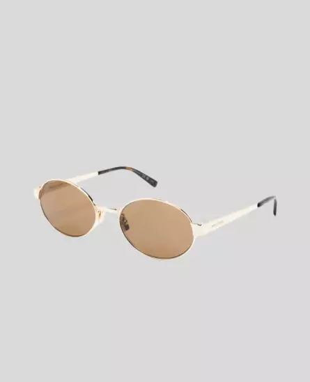 Saint Laurent Eyewear 692 Oval-Frame Sunglasses
