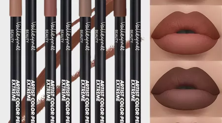 Long-Lasting Lip Liner Pen Set for Defined Color