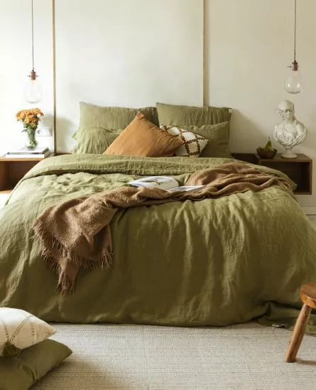 Organic linen bedding | Frontceleb
