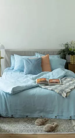 Organic linen bedding | Frontceleb