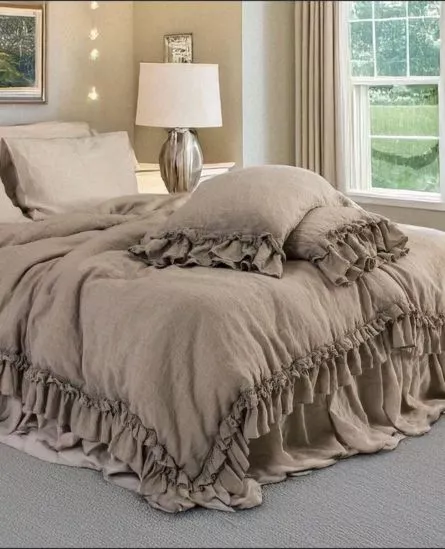 Organic linen bedding | Frontceleb