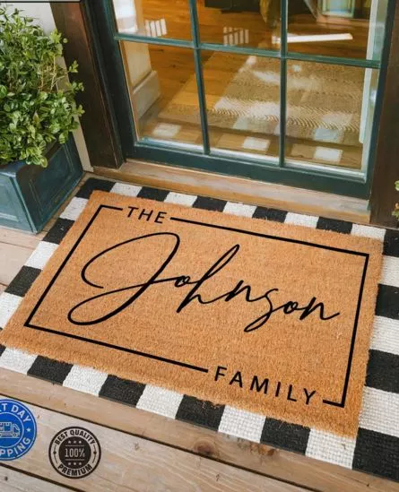 Personalized doormats | Frontceleb